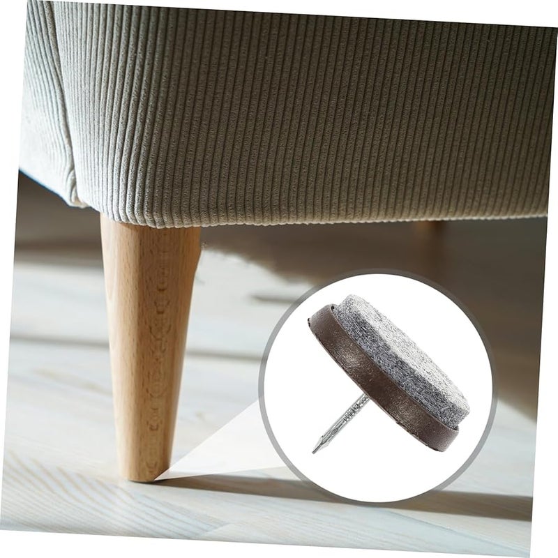 50 Pcs Chair Sliders Furniture Moving Pads For Hardwood Floor Rolling Chair - Image 5